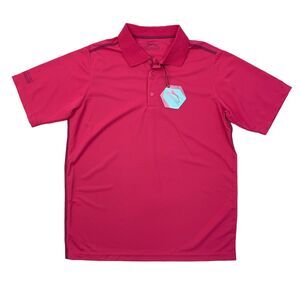Slazenger Verge Golf Shirt Mens L Large Bright Hot Pink Performance Polo New